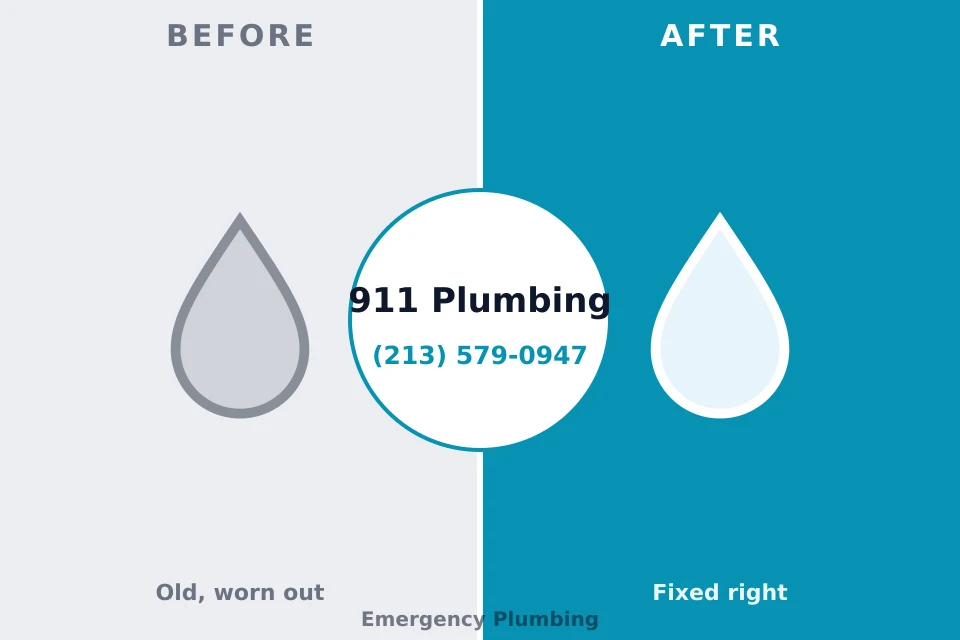 Before and after: plumbing company Hillsboro, OR